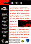 1998 Score First Pitch Barry Bonds