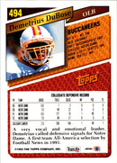 1993 Topps Demetrius DuBose