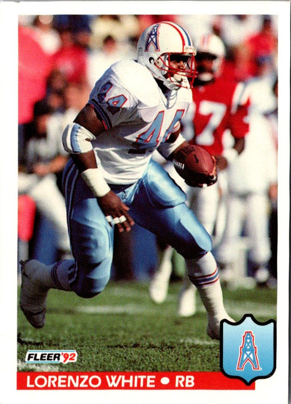 1992 Fleer Lorenzo White #157