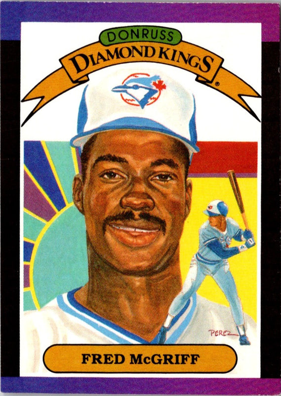 1989 Diamond Kings Fred McGriff #16