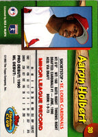 1993 Stadium Club St. Louis Cardinals Aaron Holbert #30