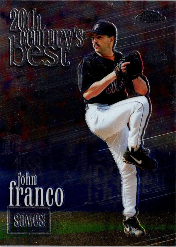 2000 Topps Chrome Active Saves Leaders - John Franco #474