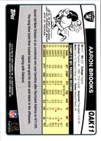 2006 Topps Oakland Raiders Aaron Brooks #OAK11