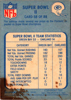 1981 Fleer Team Action Super Bowl #58