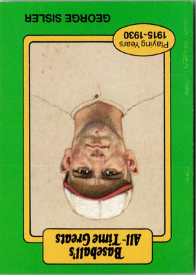 1972 Laughlin Great Feats of Baseball George Sisler #5