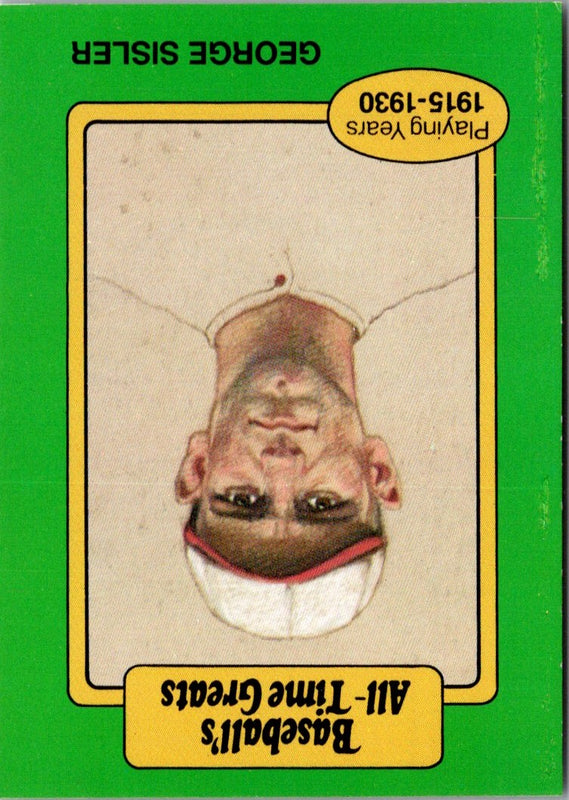 1972 Laughlin Great Feats of Baseball George Sisler #5