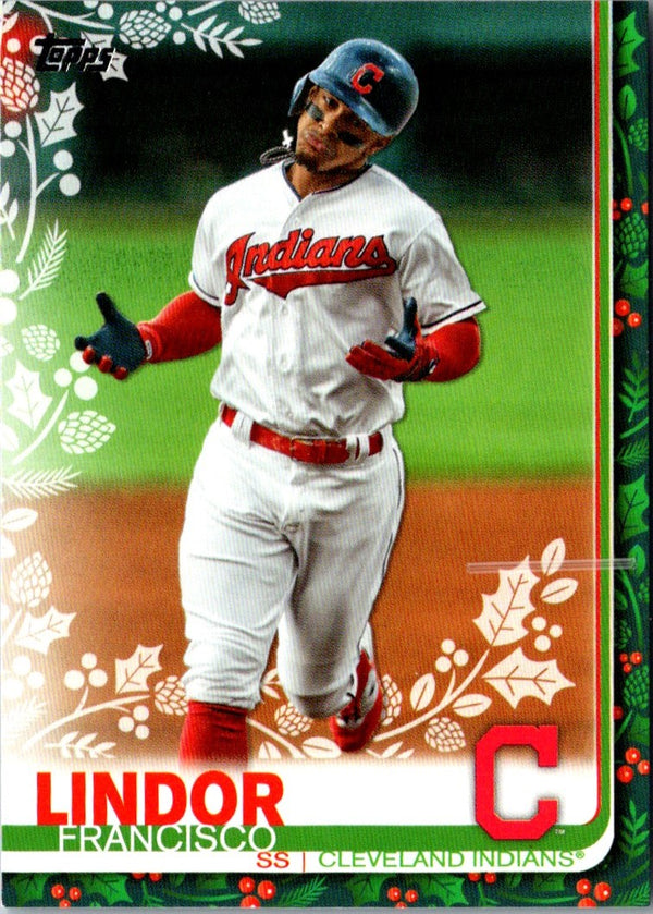 2019 Topps Holiday Francisco Lindor #HW74C