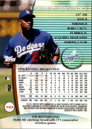 1998 Mother's Cookies Los Angeles Dodgers Charles Johnson