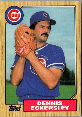 1987 Topps Dennis Eckersley #459