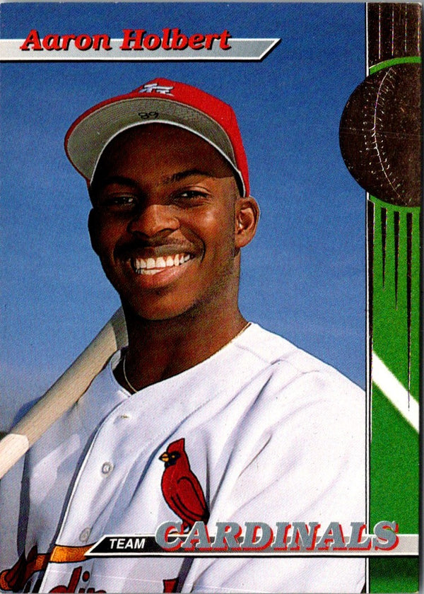 1993 Stadium Club St. Louis Cardinals Aaron Holbert #30