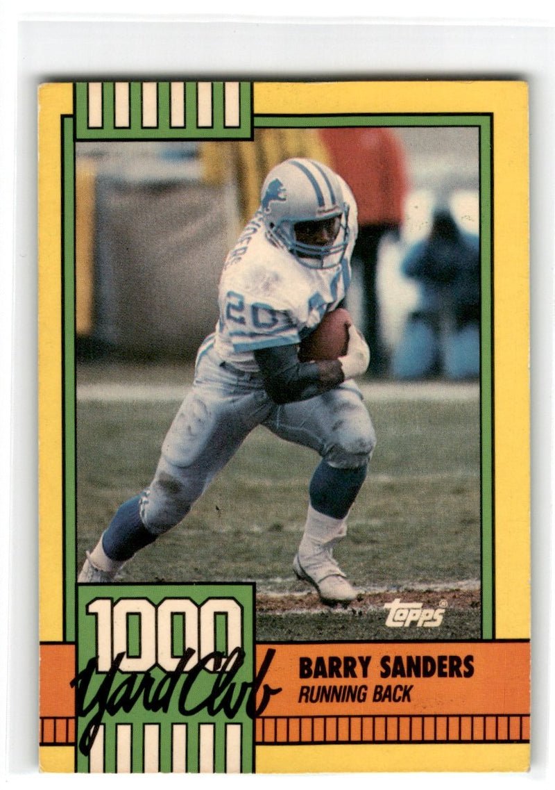 1990 Score Hot Cards Barry Sanders