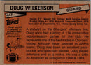 1981 Topps Doug Wilkerson