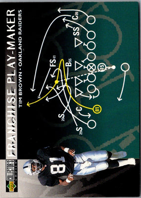 1996 Collector's Choice Update Tim Brown #U82