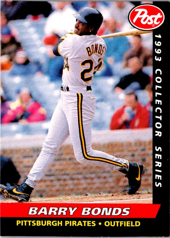 1993 Post Cereal Barry Bonds #15