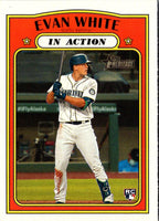 2021 Topps Heritage Evan White #134