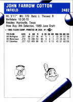 1992 Fleer ProCards John Cotton #2482