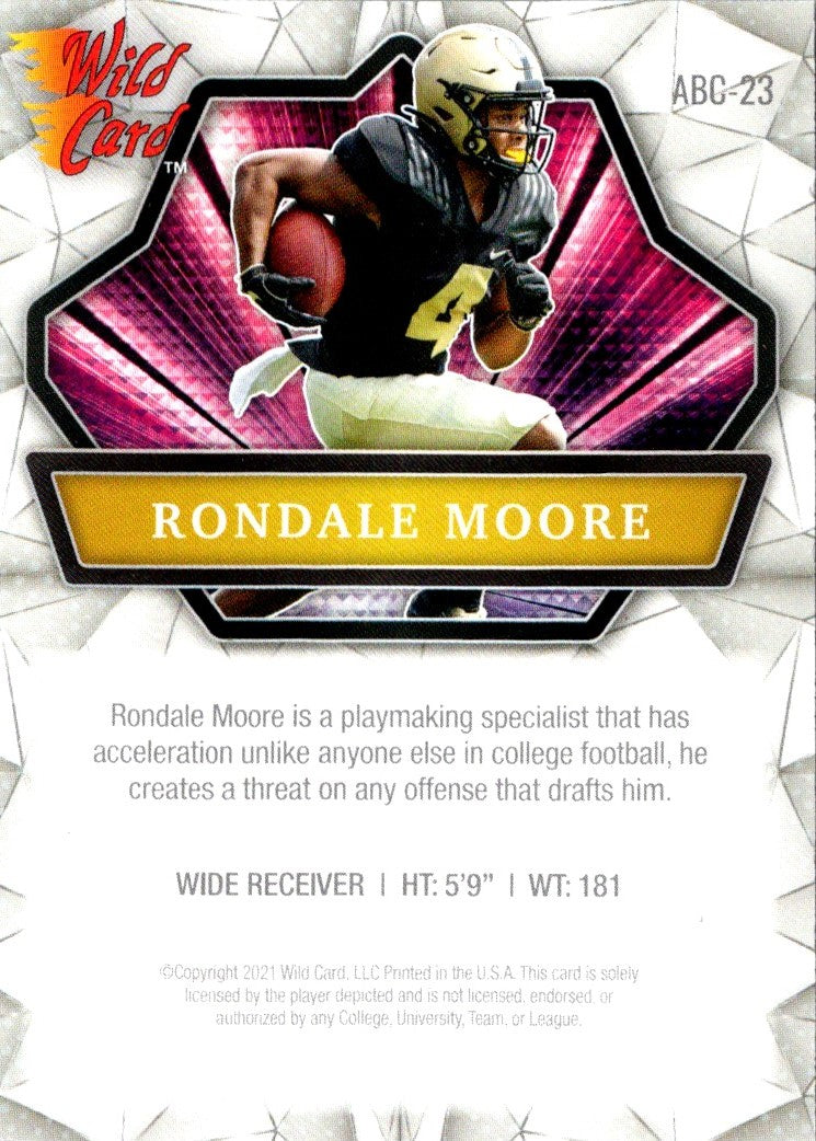 2021 Wild Card Rondale Moore