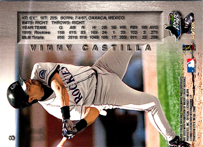 2000 Pacific Crown Collection Timber 2000 Vinny Castilla