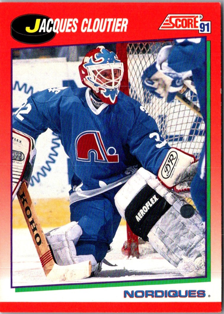 1991 Score Canadian Jacques Cloutier