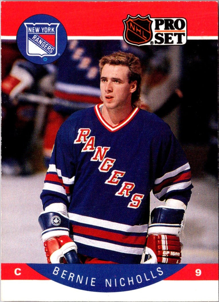 1990 Pro Set Bernie Nicholls