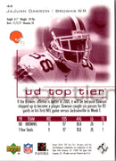 2001 Upper Deck Top Tier JaJuan Dawson