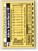 1990 Topps Tiffany Alex Sanchez