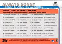 2019 Topps Always Sonny #263