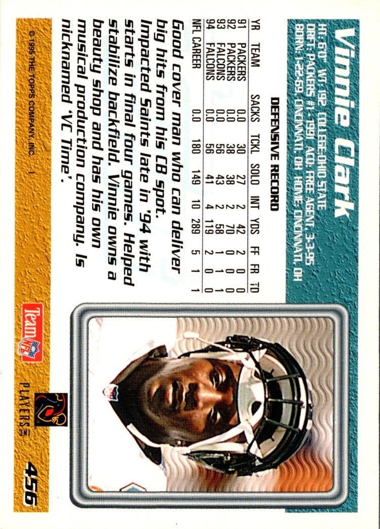 1995 Topps Factory Jaguars Vinnie Clark