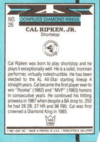 1988 Donruss Diamond Kings Cal Ripken Jr. #26