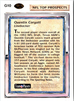 1992 Upper Deck Quentin Coryatt #G10