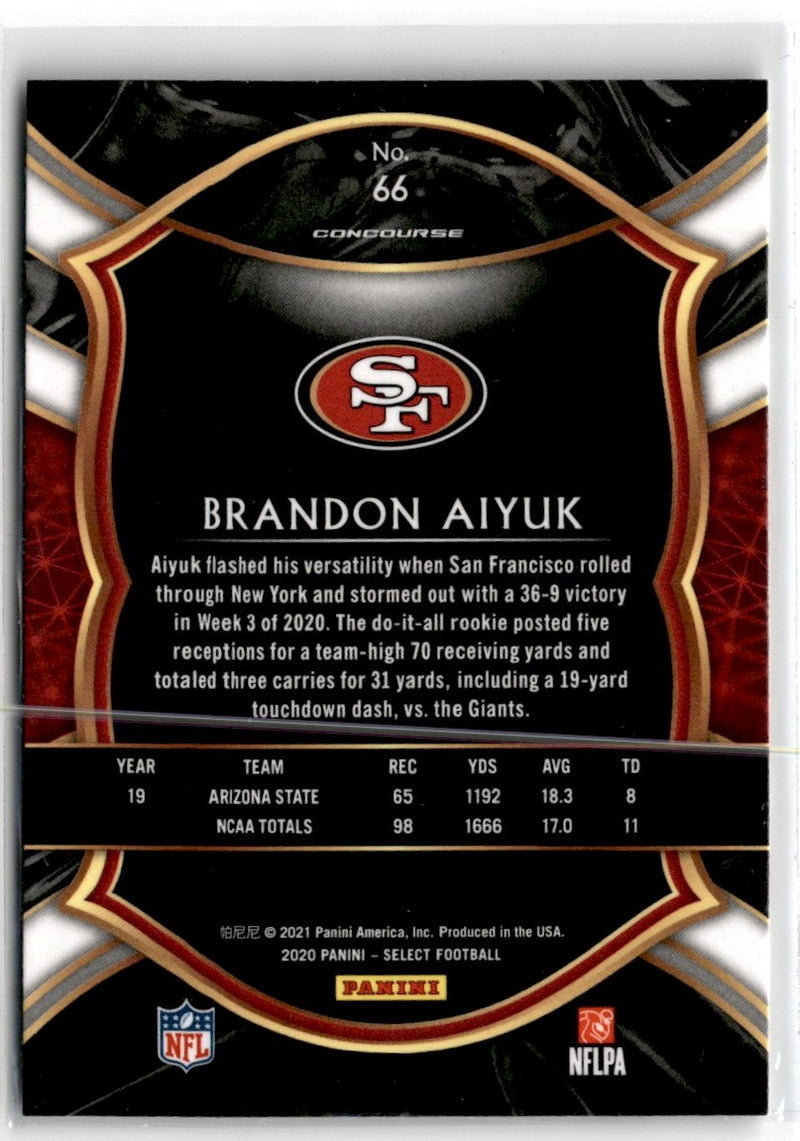 2020 Panini Select Brandon Aiyuk