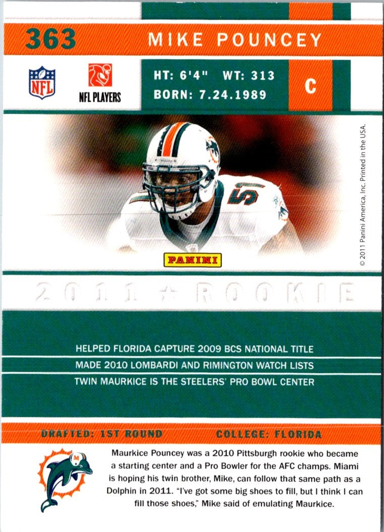 2011 Score Mike Pouncey