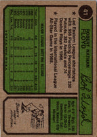 1974 Topps Bobby Floyd #41