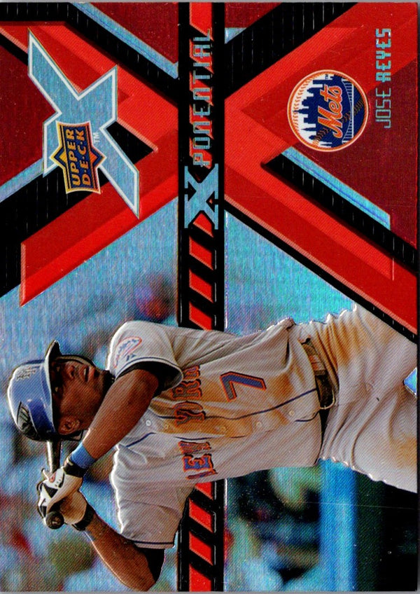 2008 Upper Deck X Xponential Jose Reyes #X-JR