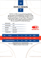 2008 Donruss Threads Don Larsen #34