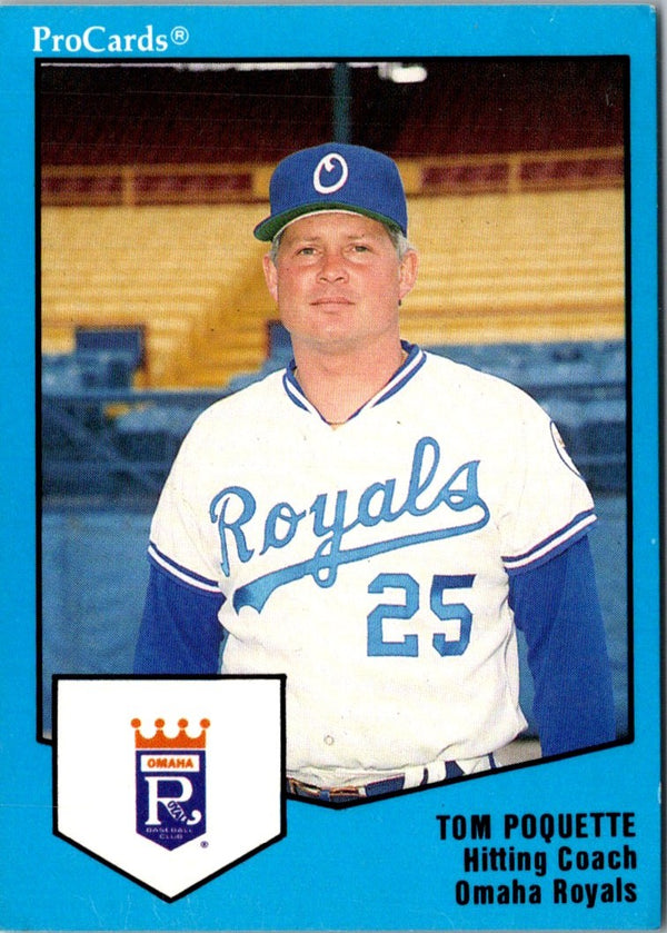 1989 ProCards Tom Poquette #1741