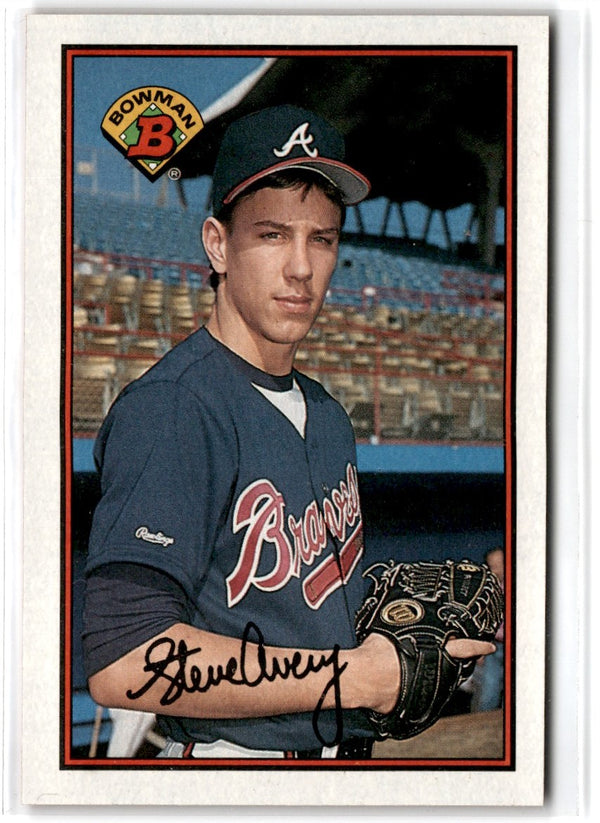 1989 Bowman Steve Avery #268 Rookie