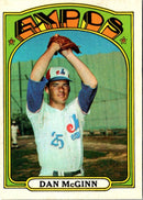1972 Topps Dan McGinn