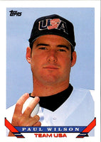 1993 Topps Bazooka Team USA Paul Wilson #10