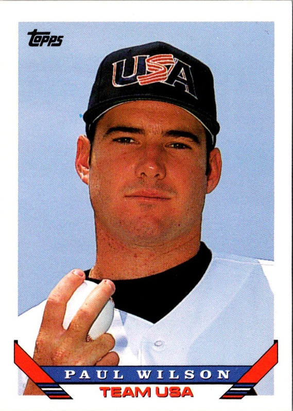 1993 Topps Bazooka Team USA Paul Wilson #10