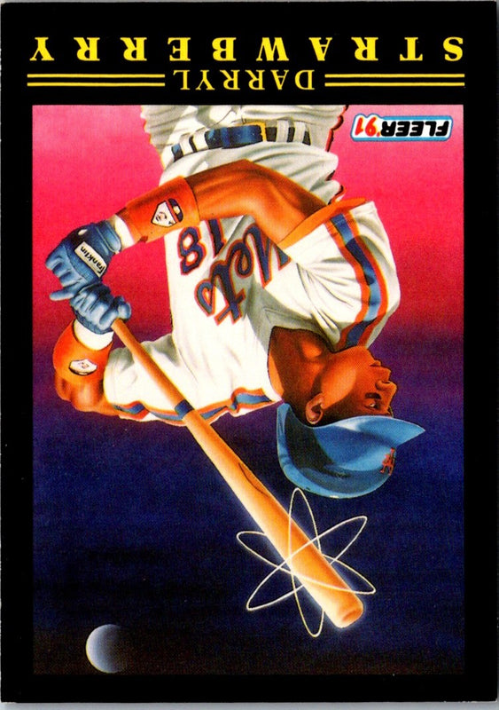 1990 Fleer Darryl Strawberry #3