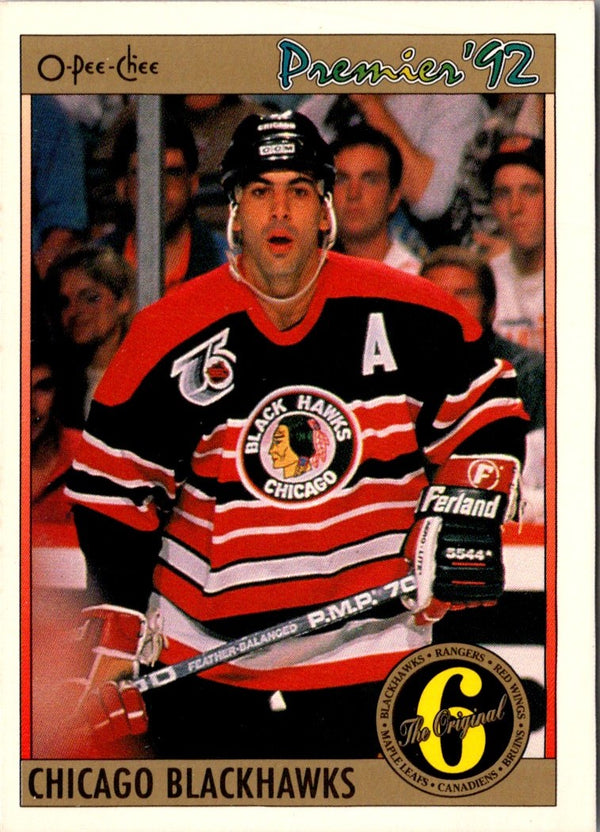 1991 O-Pee-Chee Premier Chris Chelios #150