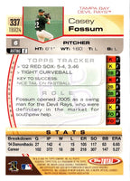 2005 Topps Total Casey Fossum #337