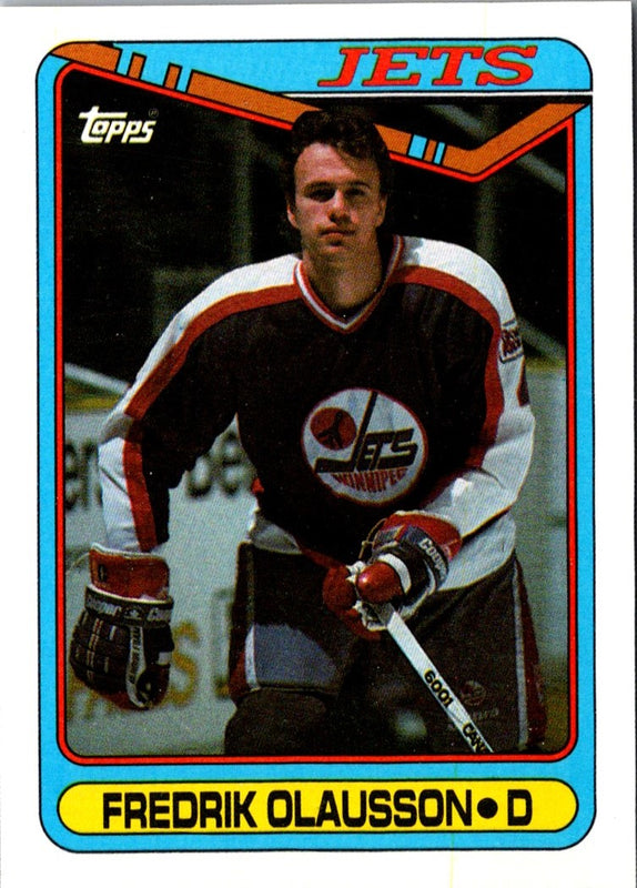 1990 Topps Fredrik Olausson #242