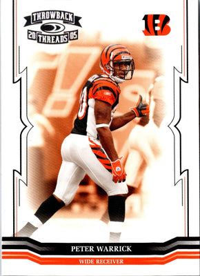 2005 Donruss Throwback Threads Peter Warrick #31
