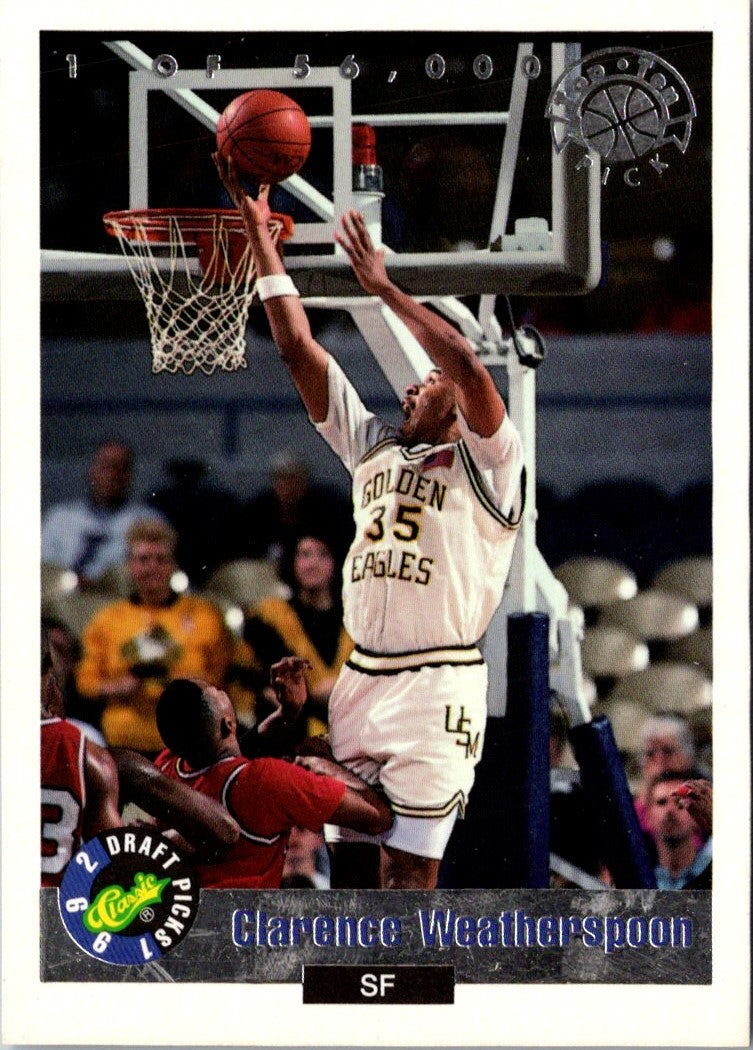 1992 Classic Draft Limited Prints Clarence Weatherspoon