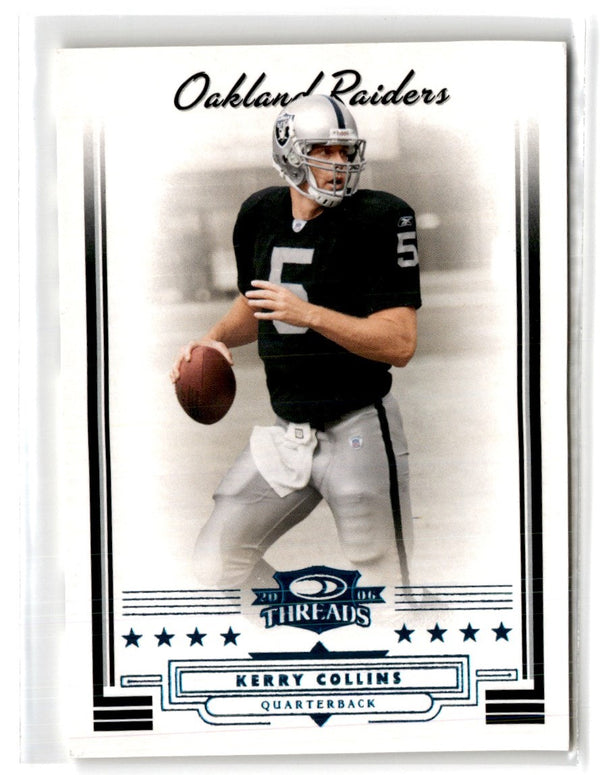 2006 Donruss Threads Retail Blue Kerry Collins #110 085/200