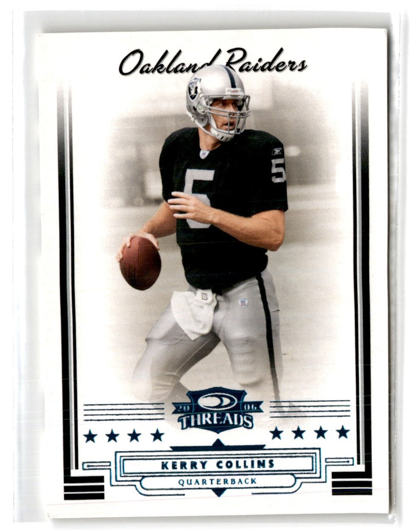 2006 Donruss Threads Retail Blue Kerry Collins