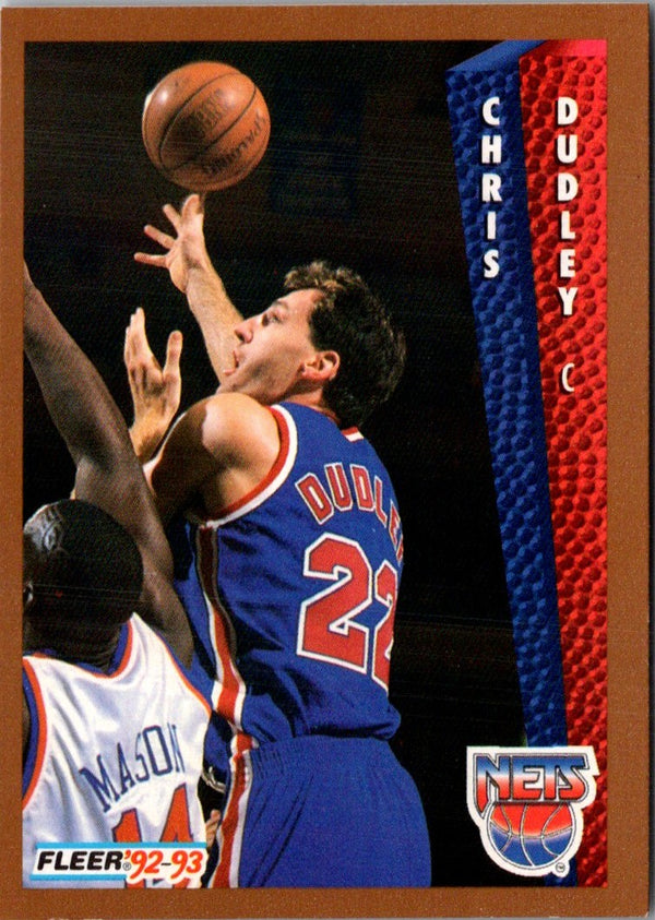 1992 Fleer Chris Dudley #387