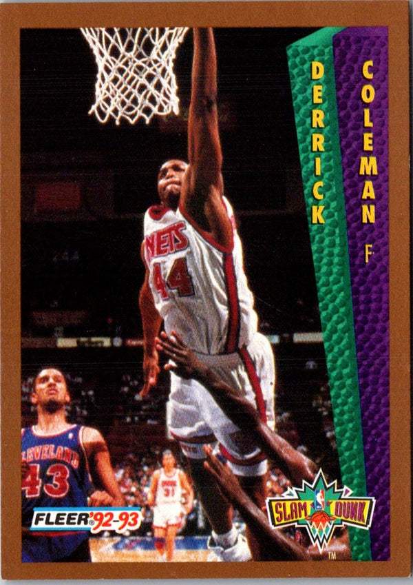 1992 Fleer Derrick Coleman #296